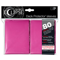 Ultra Pro Standard Size PRO-Matte Eclipse Sleeves - Pink - 80ct